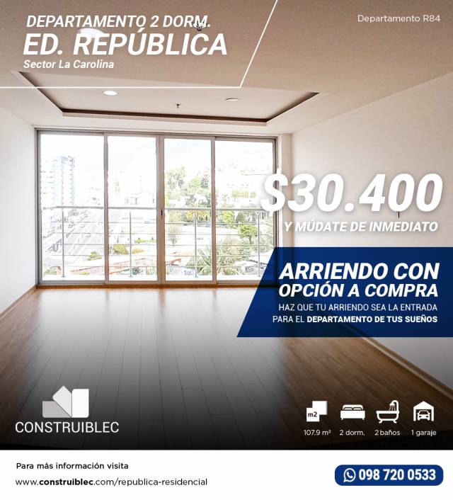 Varios departamentos en venta en Quito