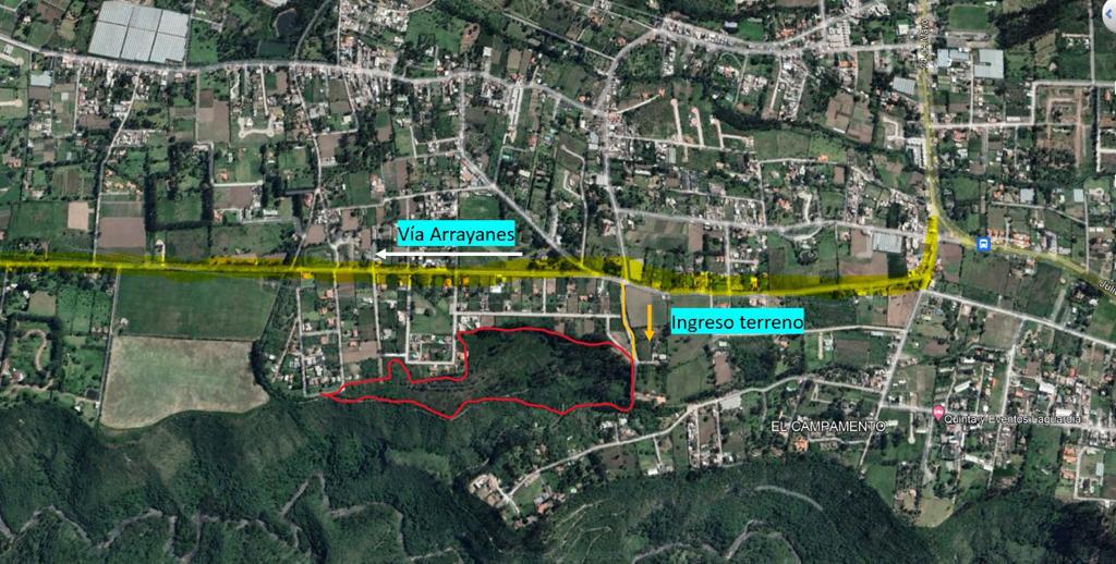 Terreno en venta en Puembo a 5 minutos de los Arrayanes