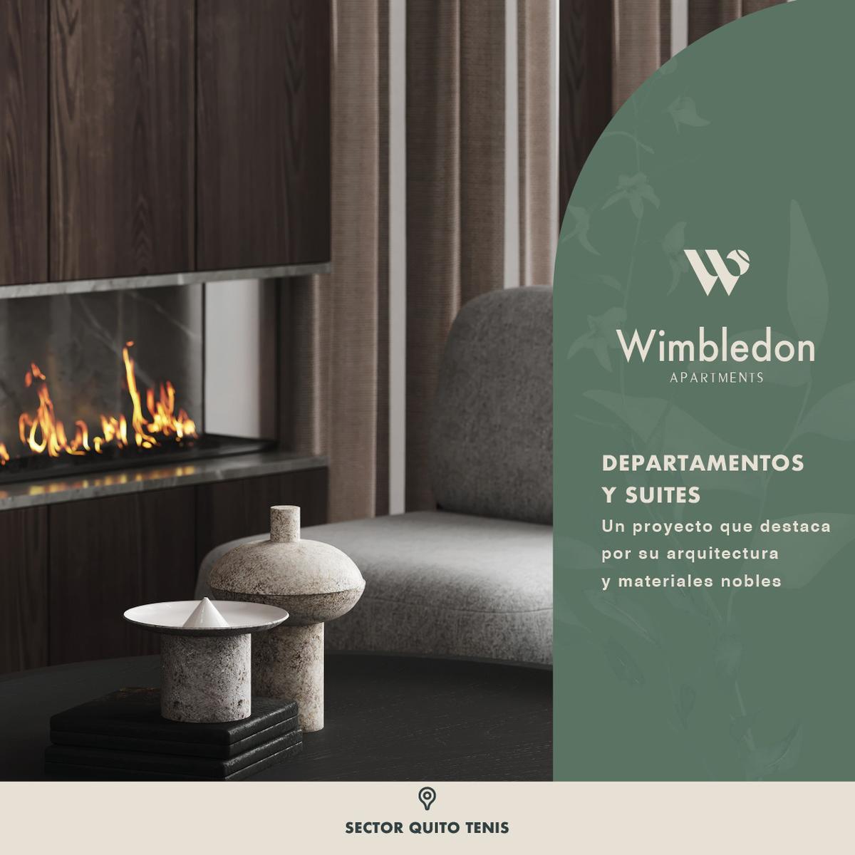 Venta Suites y Departamentos. Proyecto Wimbledon - Sector: Quito Tenis