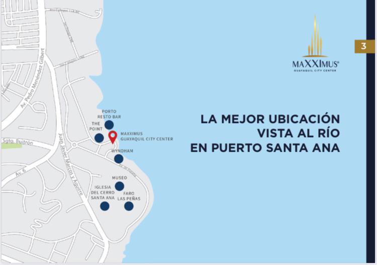 Venta Oficina en el rascacielos de Guayaquil, Puerto Santa Ana  $133.000