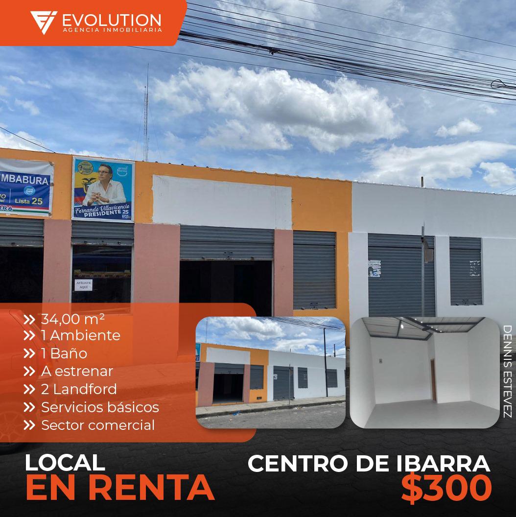 Local Comercial cerca Terminal del Ferrocarril Ibarra