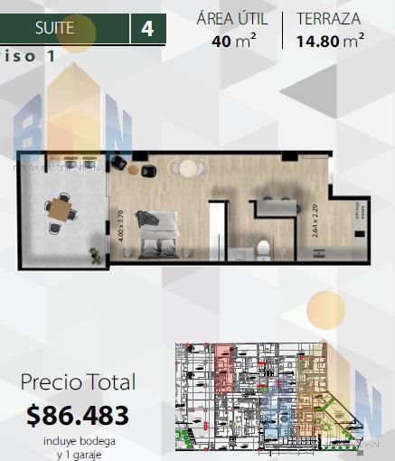 Departamento en  venta en la mejor zona de Cumbayá