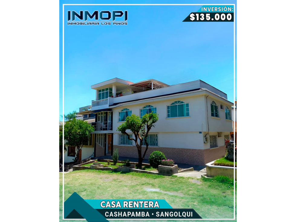 INMOPI VENDE CASA RENTERA, CASHAPAMBA IPV ? 0033