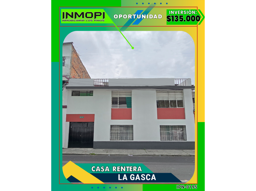 INMOPI VENDE CASA RENTERA  ? LA GASCA | IPN-0195