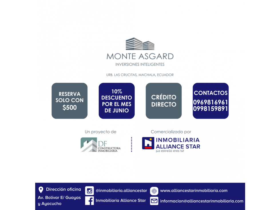 Departamentos - Proyecto Inmobiliario Monte Asgard