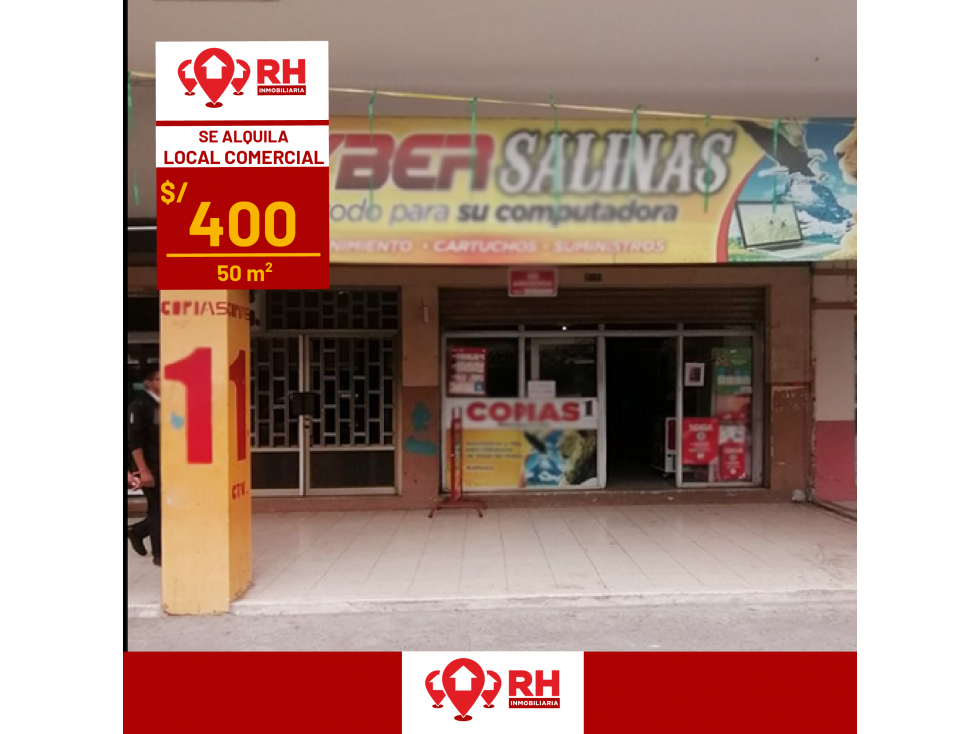 LOCAL COMERCIAL AL CENTRO DE MACHALA #864