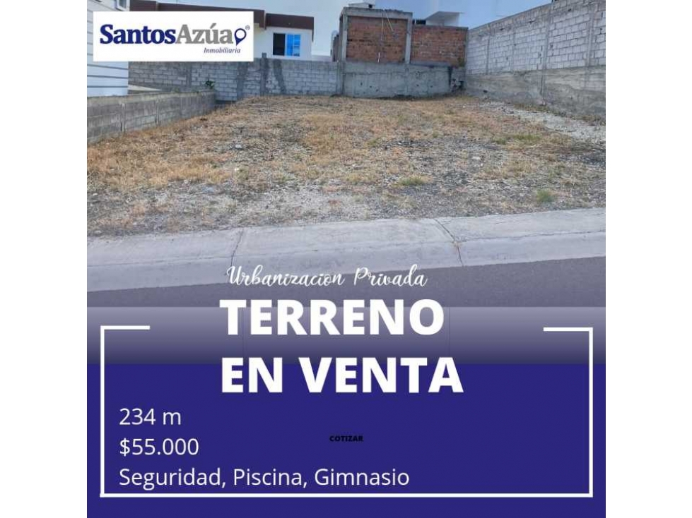 Terreno en venta Zona Sur