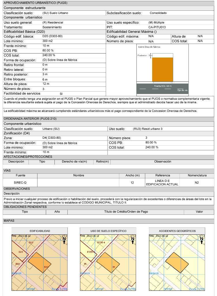 Terreno plano en venta 2.016m2 en Calderón